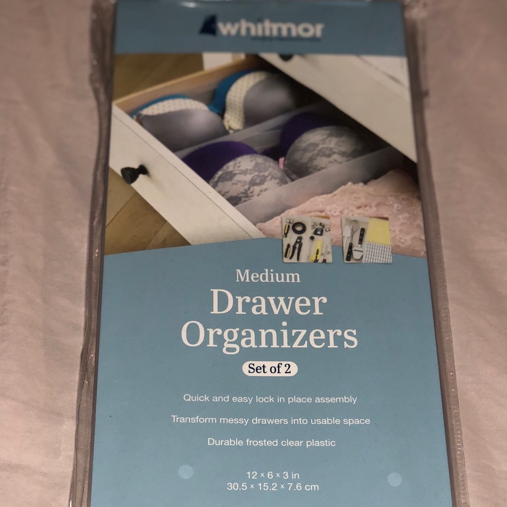 *NWT* Medium Draw Organizer — Set of 2
